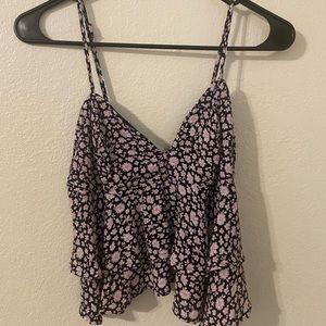 Blouse spaghetti strap tank top